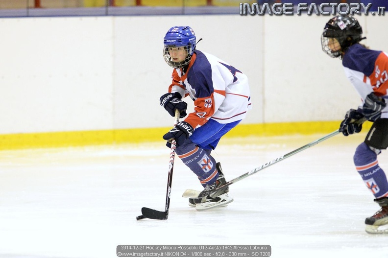 2014-12-21 Hockey Milano Rossoblu U12-Aosta 1842 Alessia Labruna.jpg
